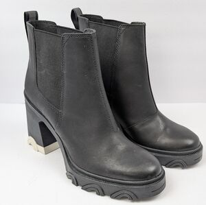 Sorel Women's Brex Waterproof Block Heel Chelsea Boots Women's Size 8.5